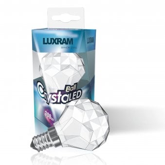 CrystaLED E14 Warm White LED Golf Ball 3W 3000K 300lm