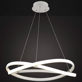 Infinity 42w Dimmable LED Sculptured Pendant In White