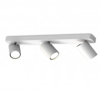 Sal Linear Three Light Bar Spotlight in Matt White