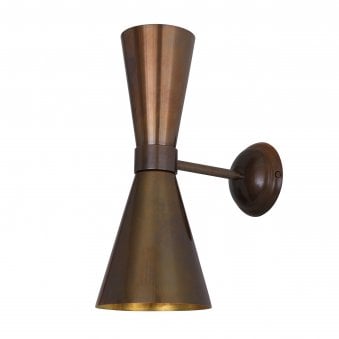 Amias Wall Light in Antique Brass