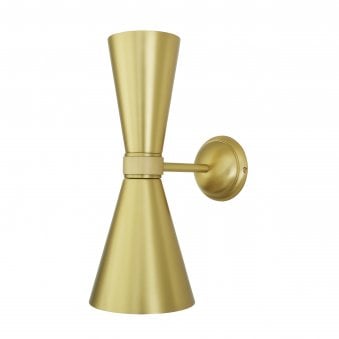 Amias Wall Light in Satin Brass