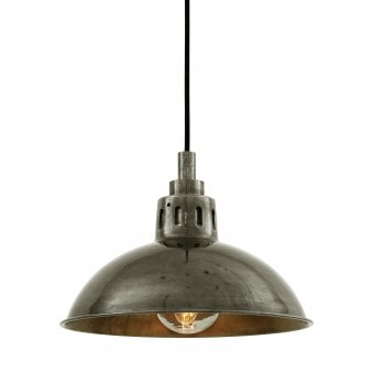 Talise 30cm IP65 Pendant Light in Antique Silver