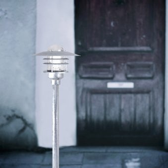 Agger IP54 Galvanised Coastal Bollard Light