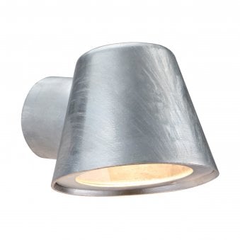 Aleria Coastal Galvanized Mast Wall Light