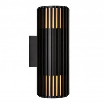 Aludra Coastal Double Wall Light In Black