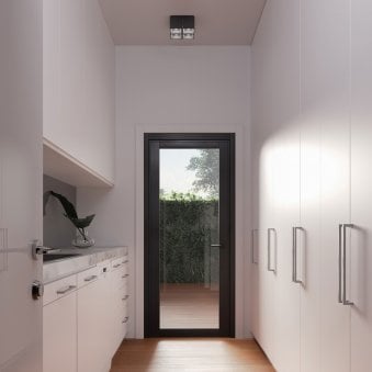 Ethan Surface Mounted Fixed Quad Downlight Matt Black & Gold