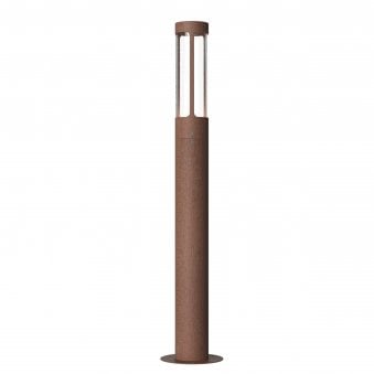 Helix IP44 Coastal Bollard Light in Corten Weathering Steel