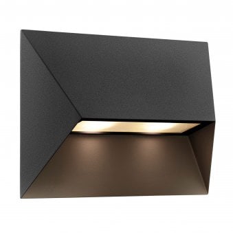 Pontio 27 IP54 Wall Light in Black