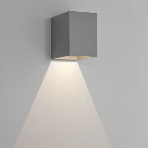 ASTRO LIGHTS Oslo 100 LED IP65 Exterior Wall Light in Textured Grey