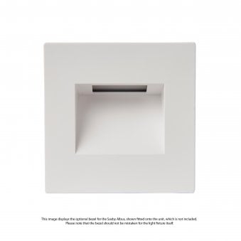 White Square Bezel Accessory for the Saxby Albus CCT