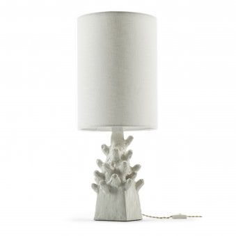Billy Stoneware N°3 Table Lamp In White