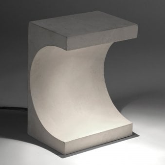 Tangent Floor Lamp In Concrete