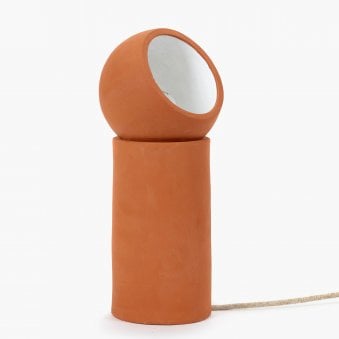 Terra Table Lamp Medium In Terracotta