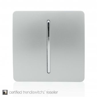 1 Gang Retractive Home Auto Switch in Silver