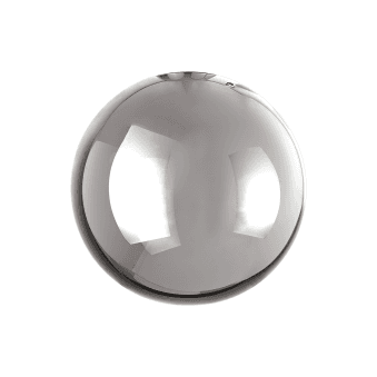 Replacement Shute 150mm Round Smoke Plated Glass