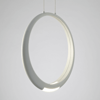 Ring 50cm 23w LED Pendant in Matt White