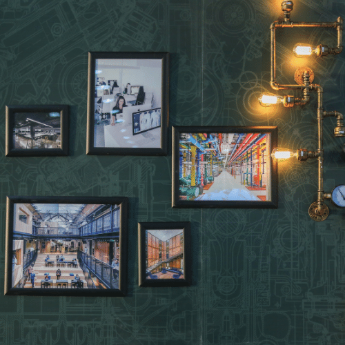 Wall art lighting